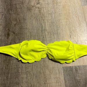 Neon Yellow Bathing Suit Top